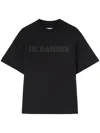 Jil Sander Cotton Jersey T-shirt With Logo In Multicolor