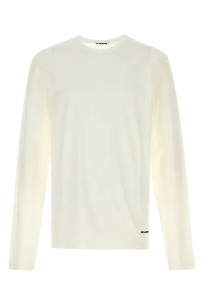 Jil Sander T-shirt Cn Ls-xl Nd  Male In White