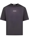 Jil Sander T-shirt Cn Ss In Purple