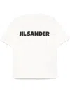 Jil Sander Relaxed-fit Cotton T-shirt With Bold Logo In White