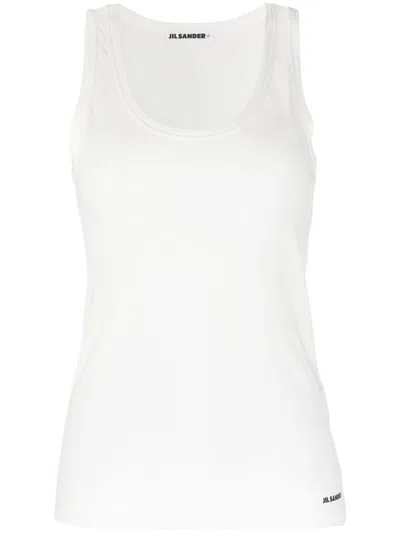 Jil Sander T-shirt With Logo In White