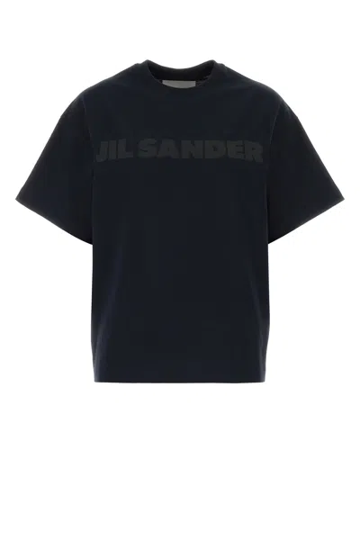 Jil Sander Midnight Blue Cotton T-shirt