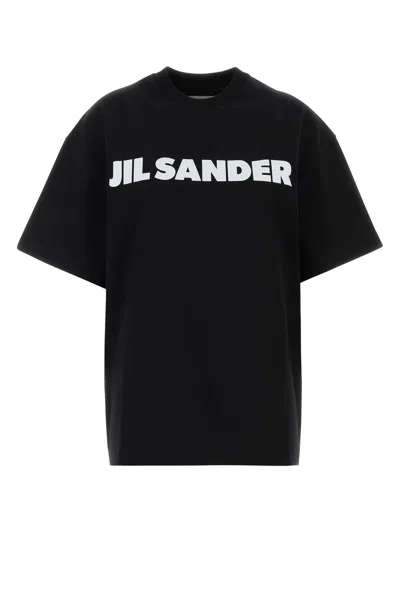 Jil Sander Black Cotton T-shirt