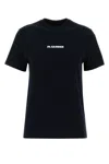 Jil Sander Black Cotton T-shirt