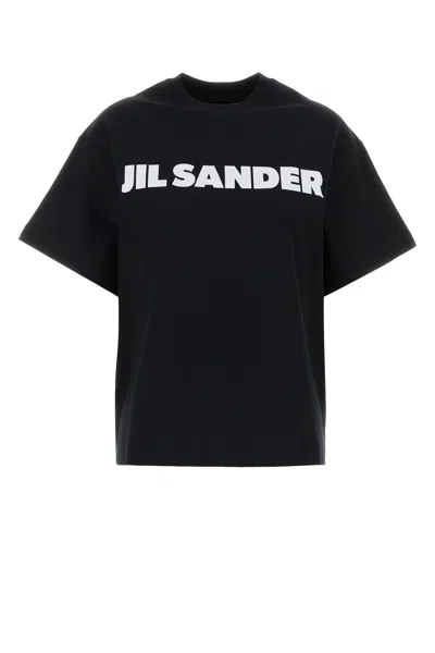 Jil Sander Black Cotton T-shirt