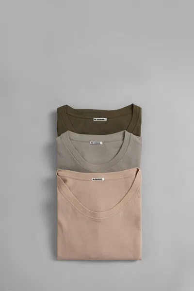 Jil Sander T-shirt In Multicolor Cotton