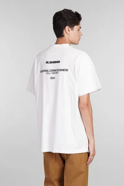 Jil Sander T-shirt In White Cotton
