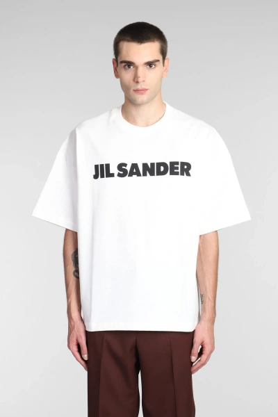 Jil Sander T-shirt In White Cotton