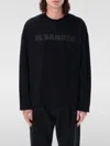 Jil Sander Men's Tonal Logo Long Sleeve T-shirt In Schwarz