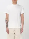 Jil Sander White Cotton T-shirt In Multicolor