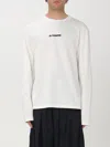 Jil Sander Logo-printed Long-sleeved T-shirt In Nude