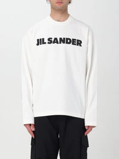 JIL SANDER T-SHIRT JIL SANDER MEN COLOR WHITE,F20190001