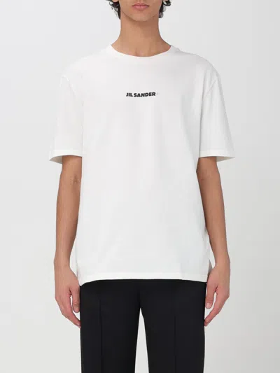 JIL SANDER T-SHIRT JIL SANDER MEN COLOR WHITE,F20262001