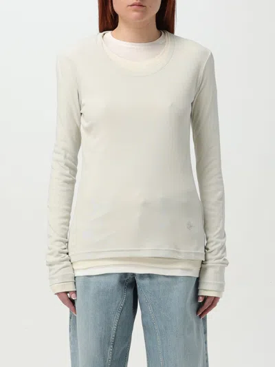 JIL SANDER T-SHIRT JIL SANDER WOMAN COLOR BEIGE,G86765022