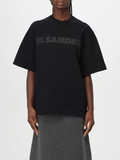 JIL SANDER T-SHIRT JIL SANDER WOMAN COLOR BLACK,F95910002