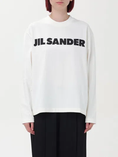 JIL SANDER T-SHIRT JIL SANDER WOMAN COLOR NATURAL,416954067