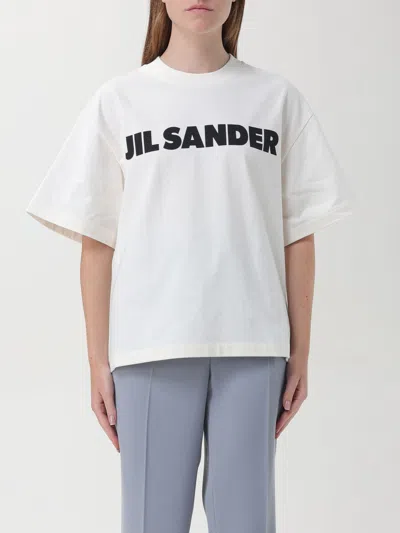 JIL SANDER T-SHIRT JIL SANDER WOMAN COLOR NATURAL,416953067