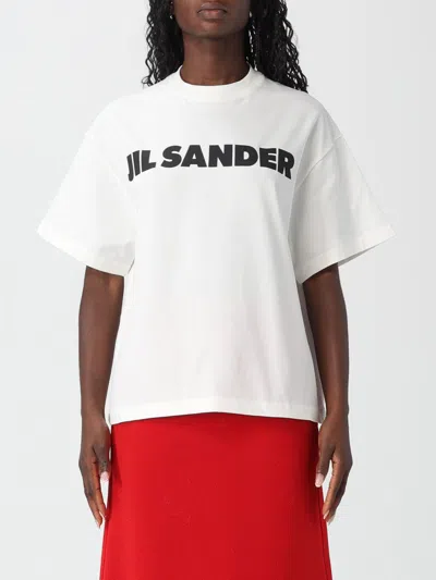 Jil Sander T-shirt  Woman Color Natural In Brown