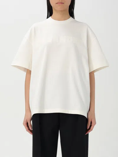 JIL SANDER T-SHIRT JIL SANDER WOMAN COLOR WHITE,425414001