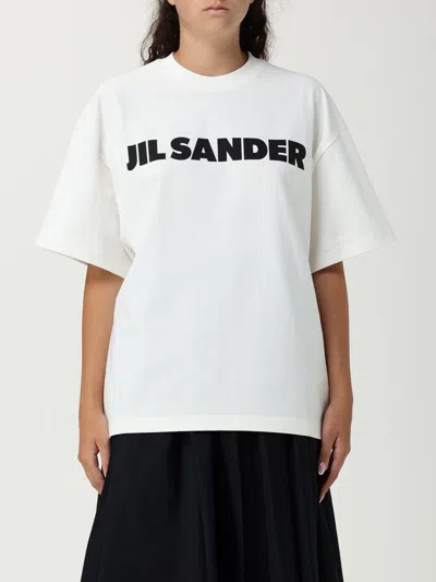 JIL SANDER T-SHIRT JIL SANDER WOMAN COLOR WHITE,H16959001