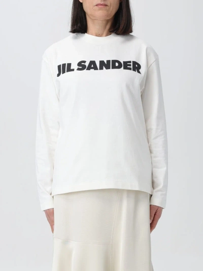 JIL SANDER T-SHIRT JIL SANDER WOMAN COLOR WHITE,F20407001
