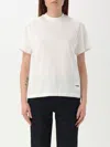 Jil Sander 3-pack T-shirt With Logo Patch In Weiss