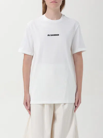 JIL SANDER T-SHIRT JIL SANDER WOMAN COLOR WHITE,416981001