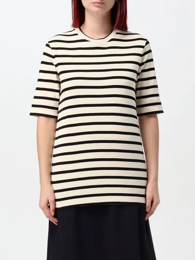 JIL SANDER JIL SANDER T-SHIRT WOMAN COLOR WHITE,F76527001