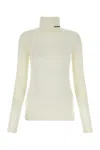 Jil Sander White Wool Blend Sweater