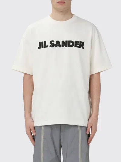 JIL SANDER JIL SANDER COTTON T-SHIRT WITH LOGO,H97630001