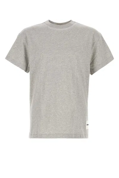 Jil Sander Multicolor Cotton T-shirt Set In Gray