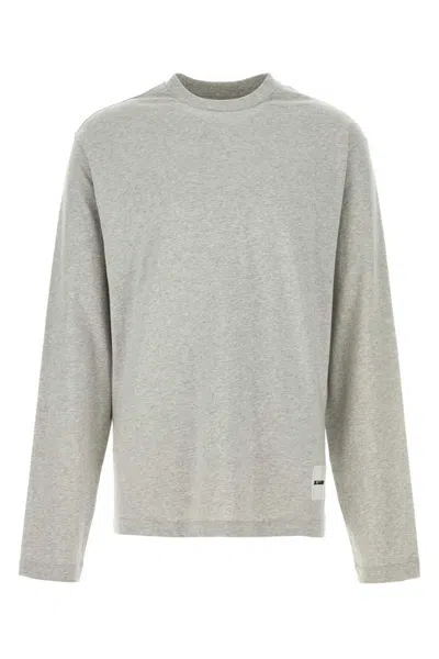 Jil Sander Three Long-sleeves T-shirt In Gray