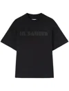 Jil Sander Cotton Jersey T-shirt With Logo In Multicolor