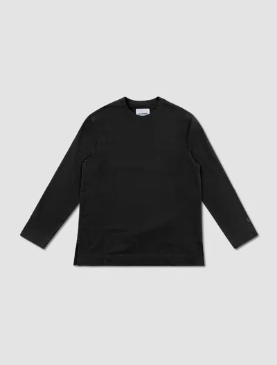 Jil Sander T-shirt Oversize In Nero