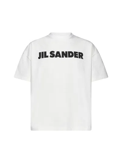 Jil Sander T-shirt In Porcelain