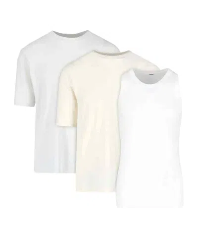 JIL SANDER JIL SANDER SHORT SLEEVED CREWNECK T-SHIRT SET