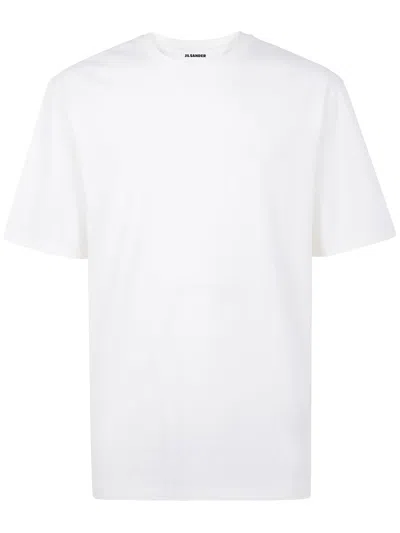 Jil Sander T-shirt Short Sleeves Clothing In White