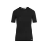 Jil Sander Logo Cotton Jersey T-shirt In Black