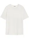 Jil Sander Porcelain-crafted Cotton Jersey T-shirt In White