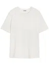 Jil Sander Porcelain-crafted Cotton Jersey T-shirt In White