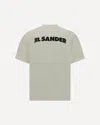 Jil Sander Off-white Logo Printed T-shirt In White