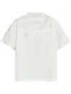 Jil Sander White Short-sleeved T-shirt With Logo  In White