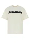 Jil Sander Women Ivory Cotton Oversize T-shirt In White