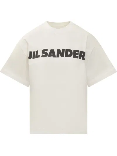 Jil Sander T-shirt  Woman Colour Yellow Cream In Black