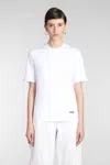 Jil Sander Woman White T-shirts & Tank Tops In White