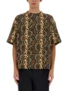 Jil Sander T-shirt With Animal Pattern