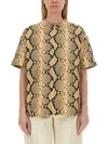 Jil Sander T-shirt With Animal Pattern