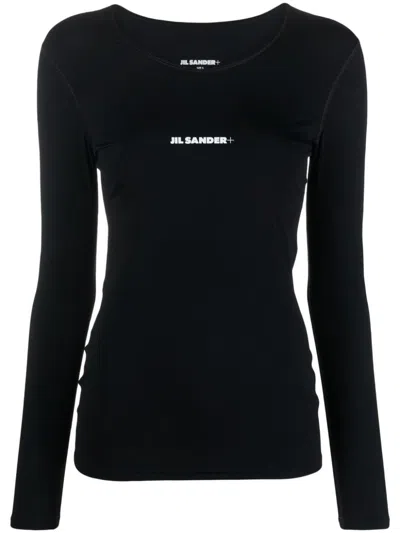 Jil Sander T-shirt With Logo In Black