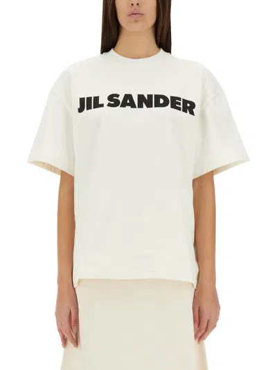 JIL SANDER JIL SANDER T-SHIRT WITH LOGO
