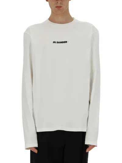 JIL SANDER JIL SANDER T-SHIRT WITH LOGO